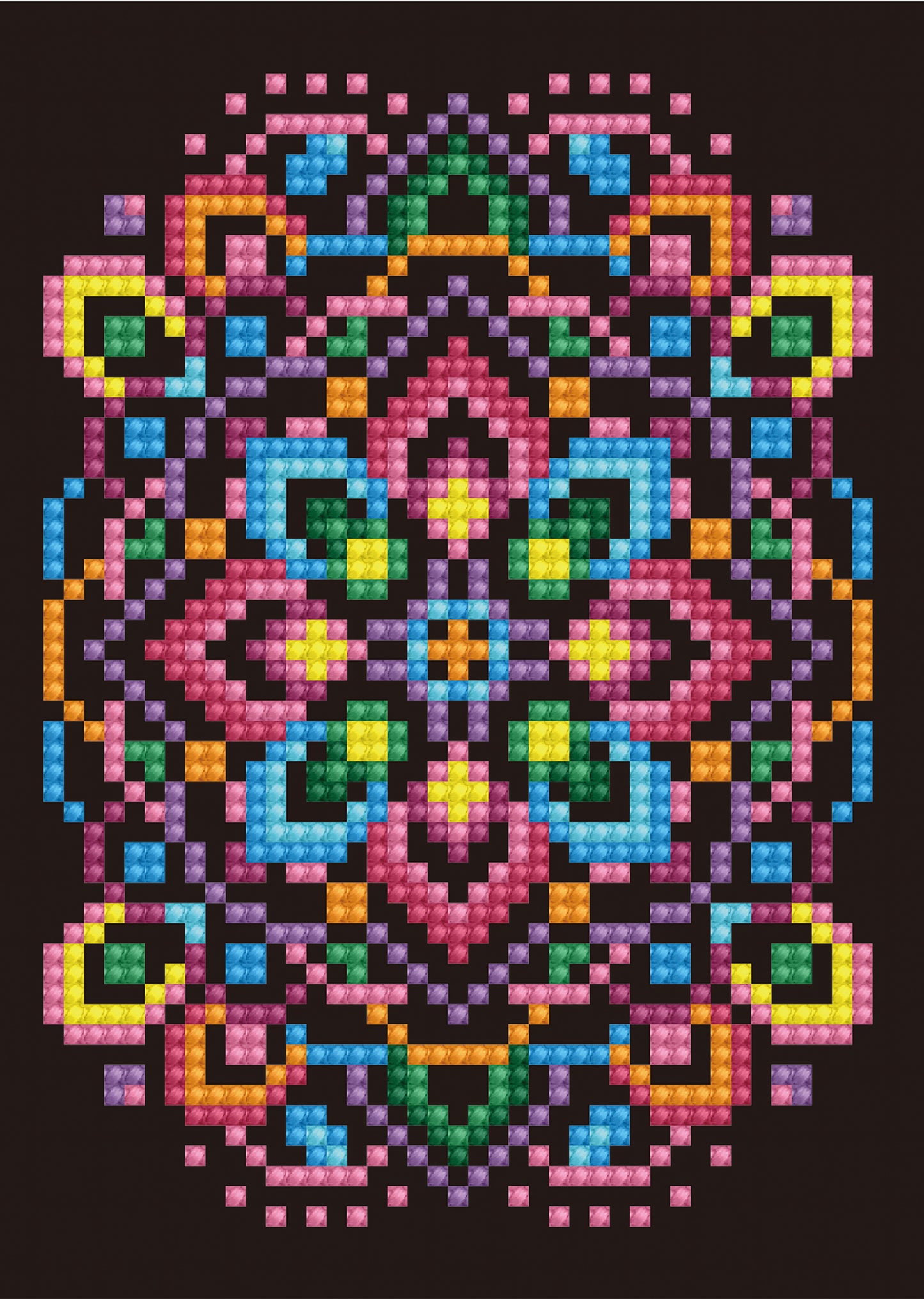 Diamond Dotz Diamond Art Greeting Card Kit 5"X7"-Blackstar