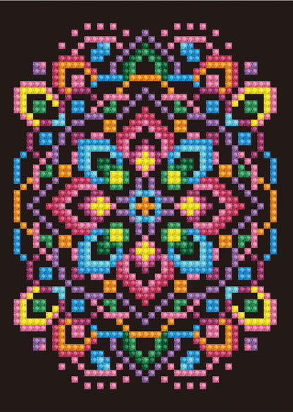 Diamond Dotz Diamond Art Greeting Card Kit 5"X7"-Blackstar