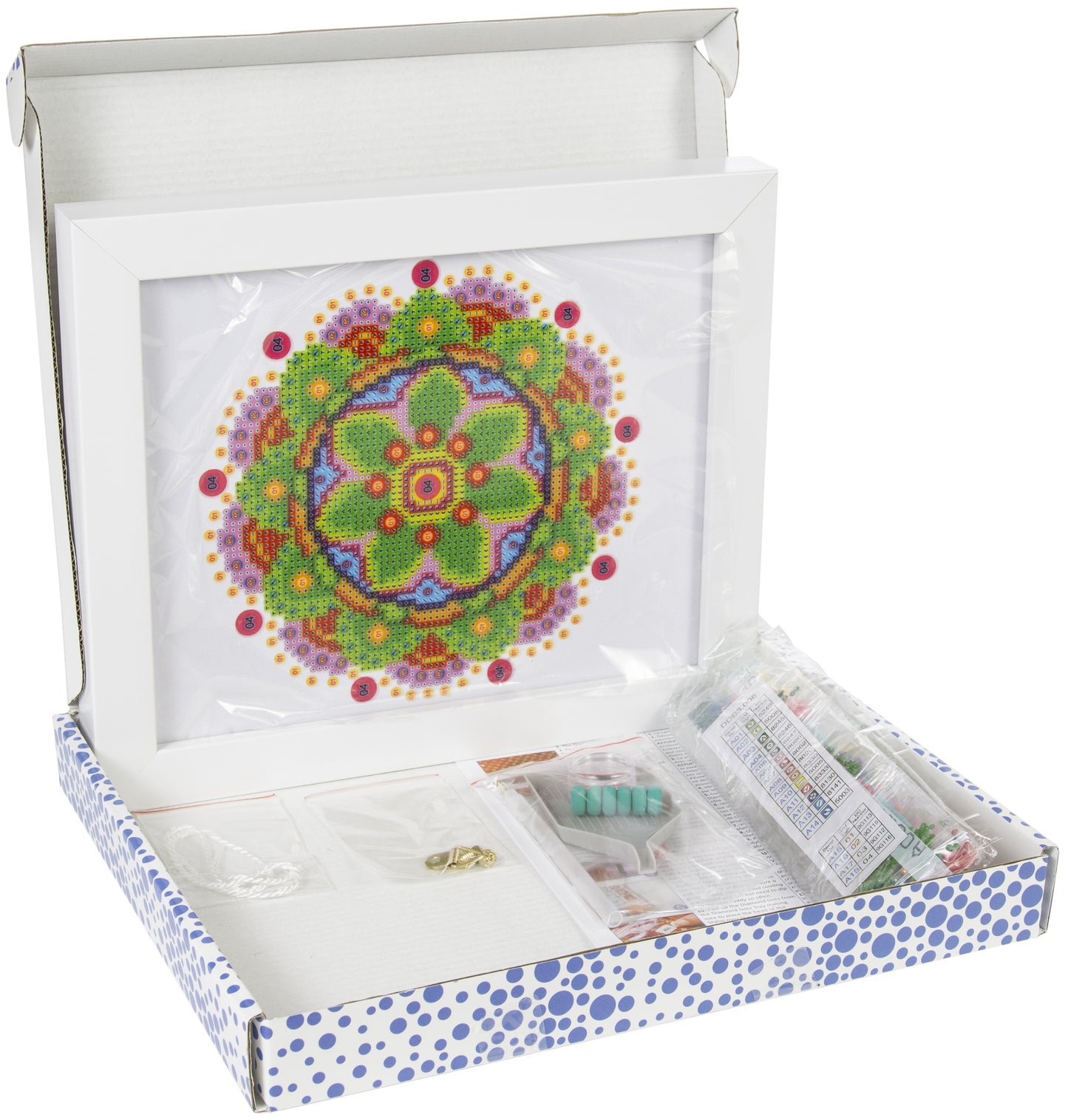 Diamond Dotz Diamond Embroidery Facet Art Kit W/ Frame-Flower Mandala