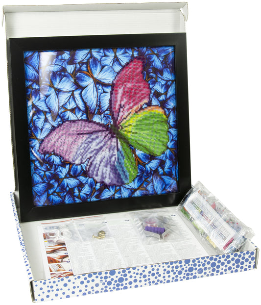 Diamond Dotz Diamond Embroidery Facet Art Kit W/ Frame-Flutter By Pink