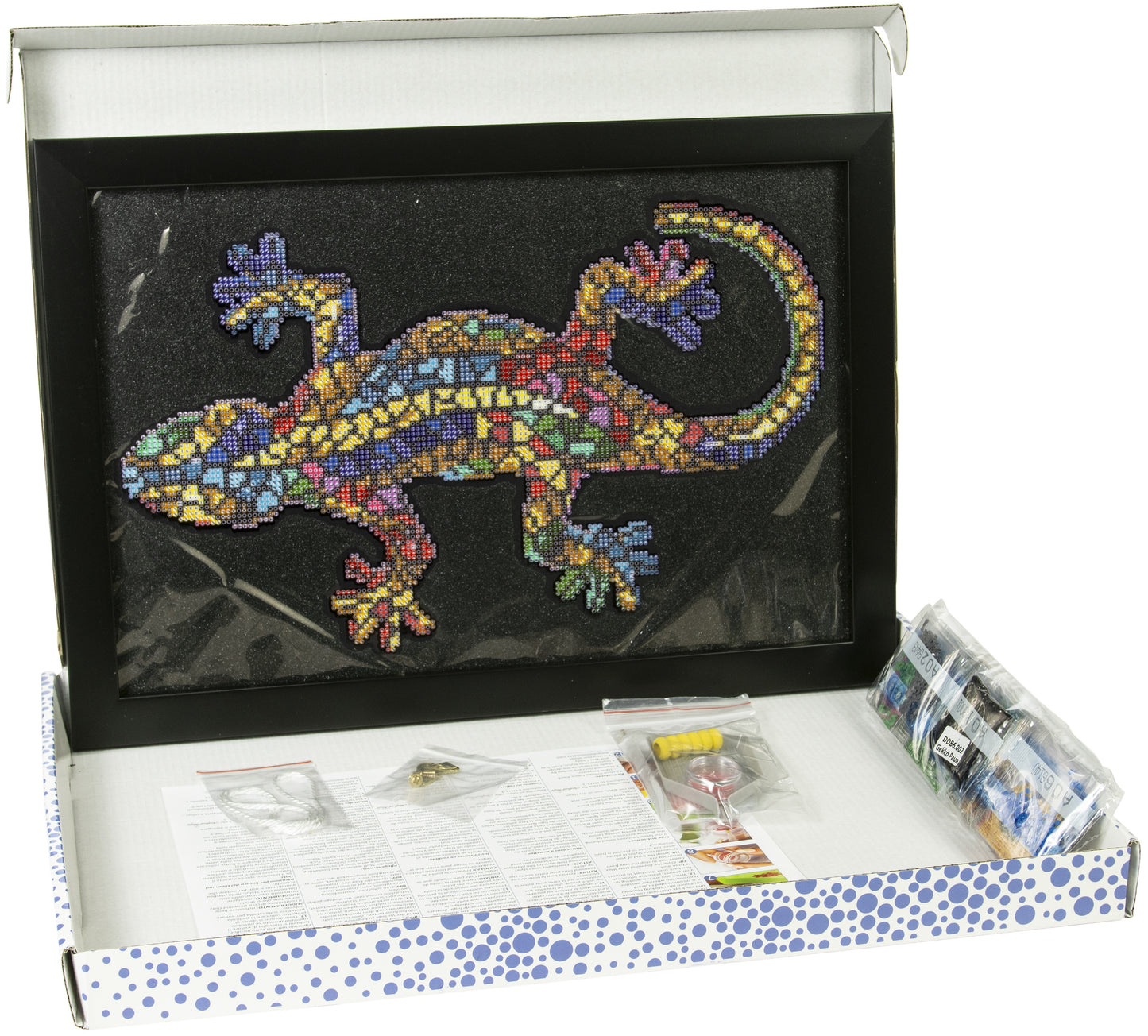 Diamond Dotz Diamond Embroidery Facet Art Kit W/ Frame-Gekko Paua