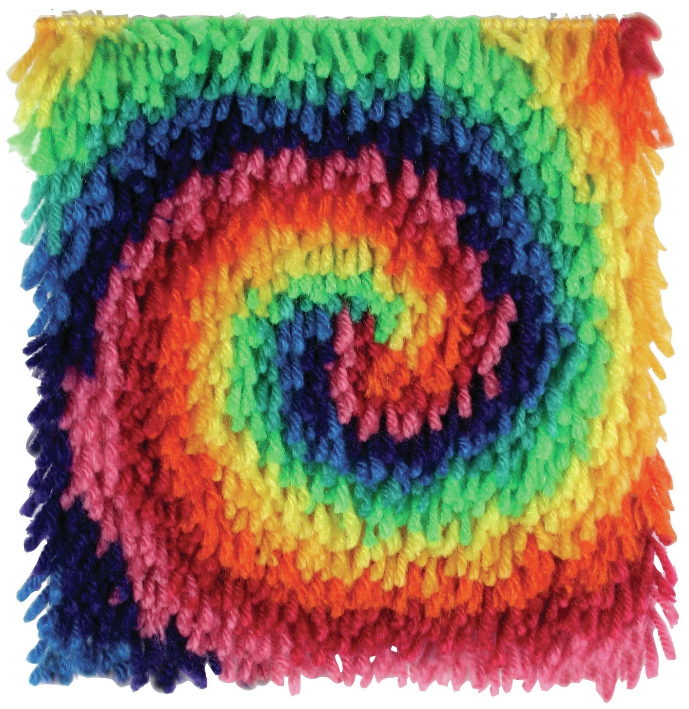 Caron Wonderart Latch Hook Kit 8"X8"-Twirl