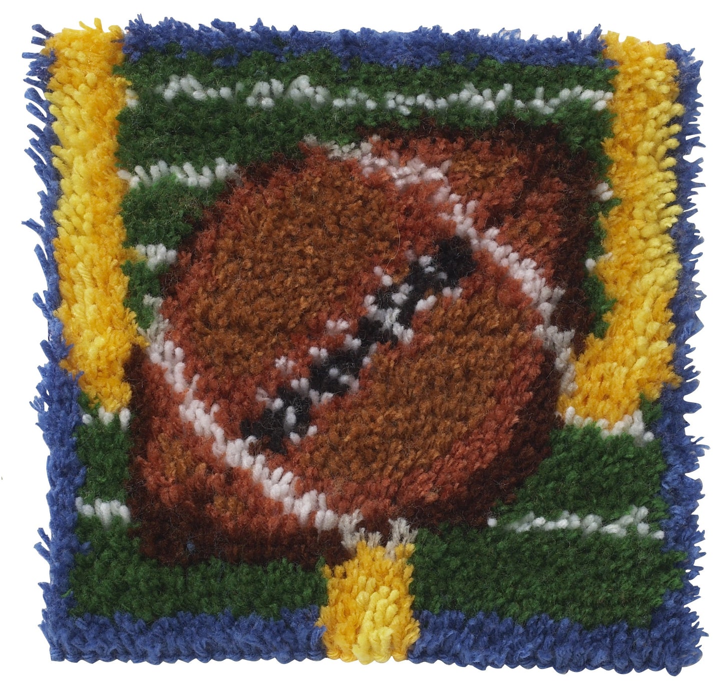 Caron Wonderart Latch Hook Kit 12"X12"-Touchdown