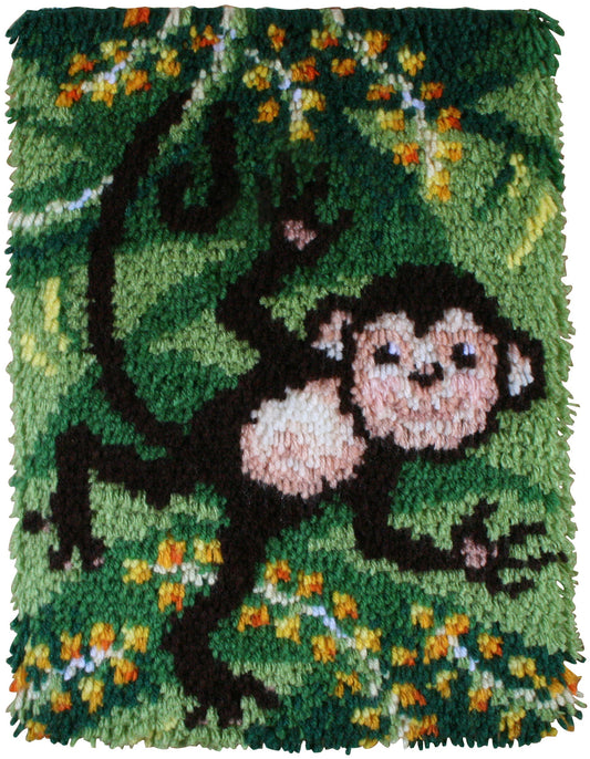 Caron Wonderart Latch Hook Kit 15"X20"-Swingin'