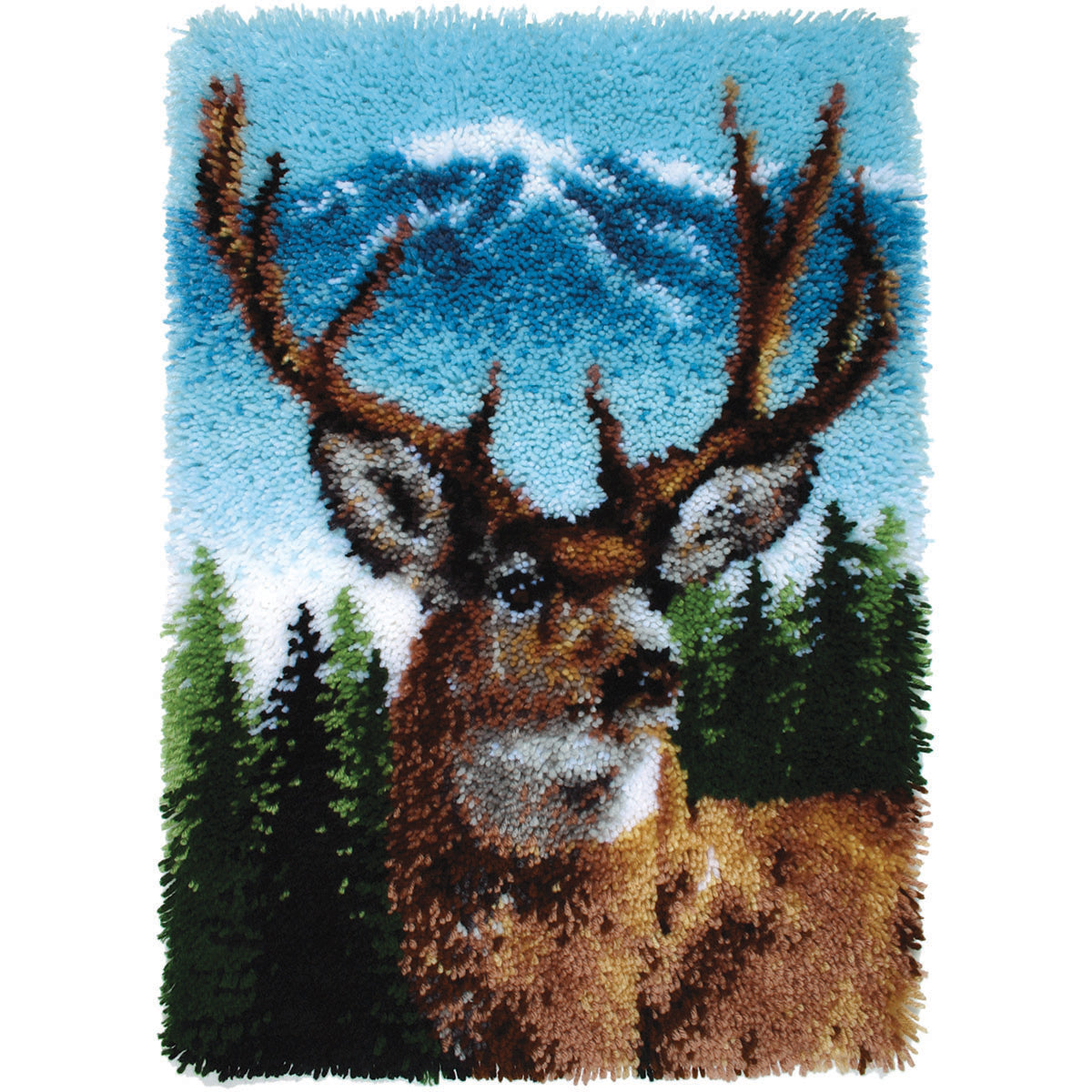 Caron Wonderart Classic Latch Hook Kit 20"X30"-Deer