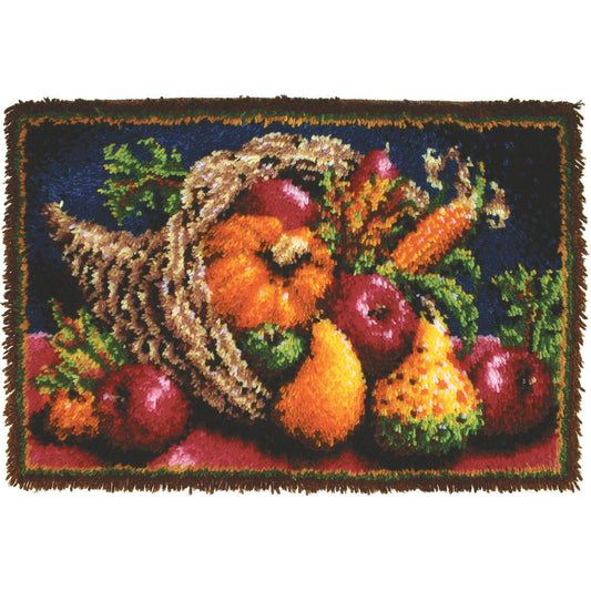 Caron Wonderart Classic Latch Hook Kit 20"X30"-Country Harvest
