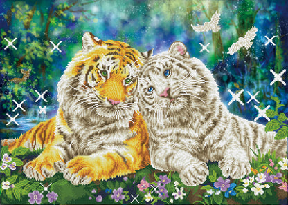 Diamond Dotz Diamond Embroidery Facet Art Kit 30.3"X21.7"-Tiger Smooch