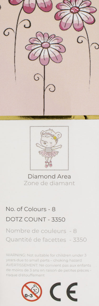 Diamond Dotz Diamond Embroidery Facet Art Kit 12.6"X12.6"-Ballet Bear