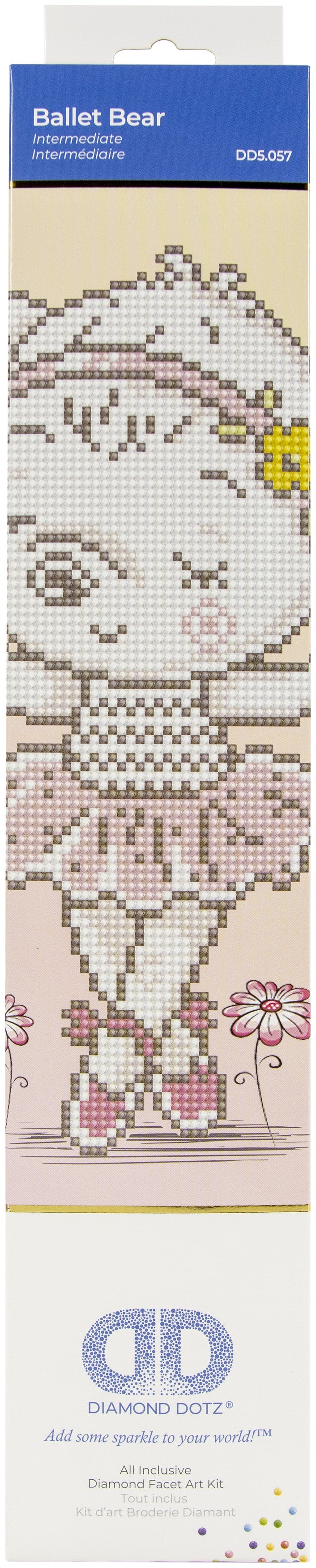 Diamond Dotz Diamond Embroidery Facet Art Kit 12.6"X12.6"-Ballet Bear