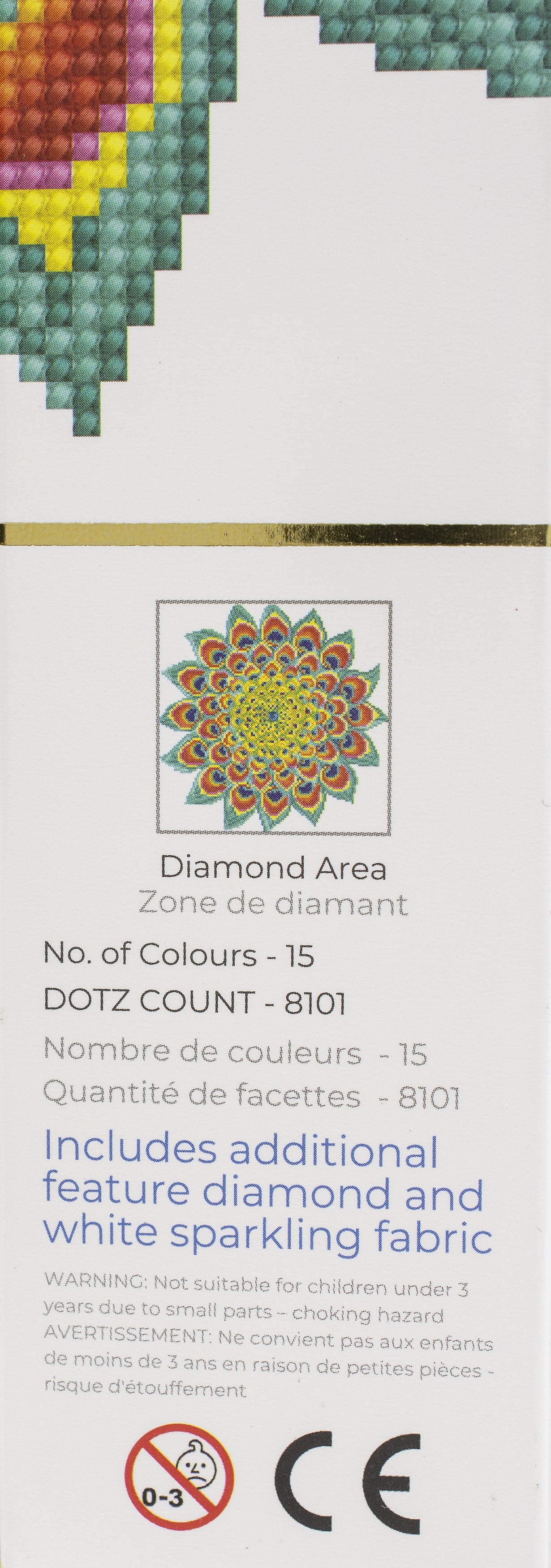 Diamond Dotz Diamond Embroidery Facet Art Kit 12.6"X12.6"-Peacock Mandala