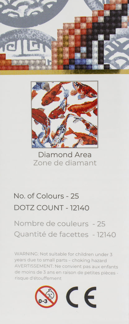 Diamond Dotz Diamond Embroidery Facet Art Kit 16"X16"-Koi Mosaic