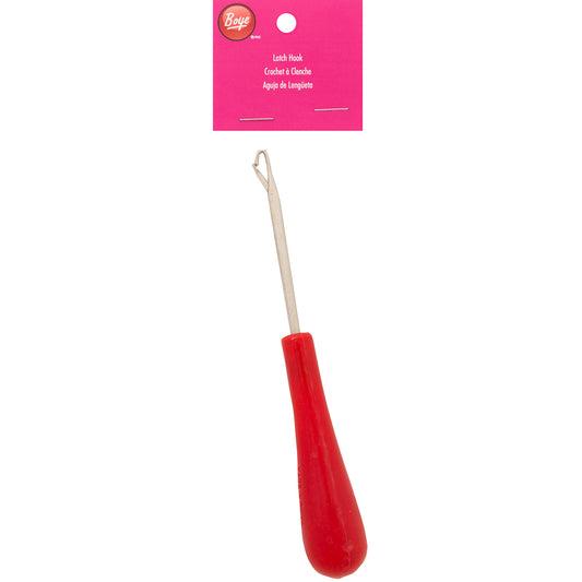 Boye Straight Latch Hook 6.75"-Plastic Handle