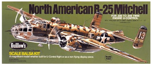 Guillow North American B25 Mitchell GUI805