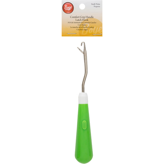 Boye Comfort Grip Bent Latch Hook-Small Handle