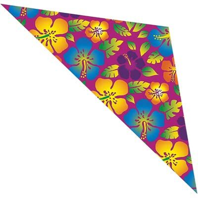 1336 50" Nylon Luau Delta Kite w/Twine/Winder