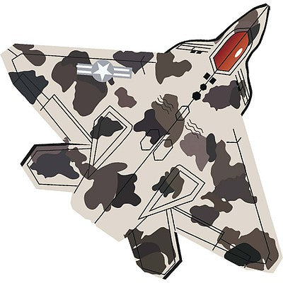 1339 40" Nylon Stealth Fighter Jet Kite w/Twine/Winder