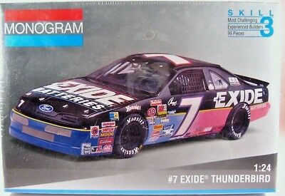 Monogram #7 EXIDE Thunderbird Stock Car Model Kit 2450 1:24 New Sealed