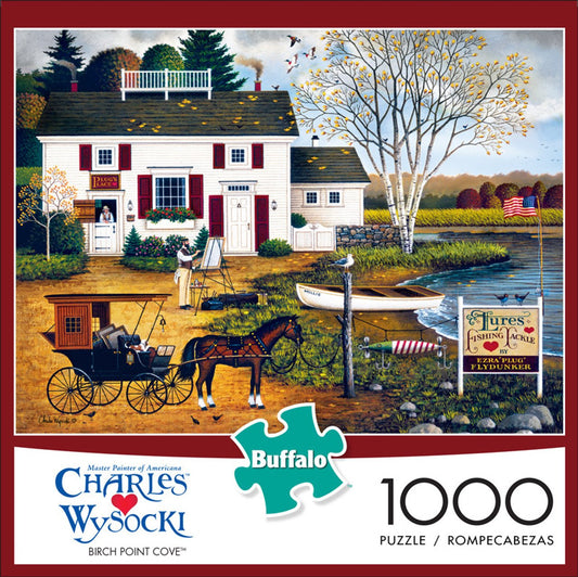 Charles Wysocki Birch Point Cove 1000 Piece Jigsaw Puzzle