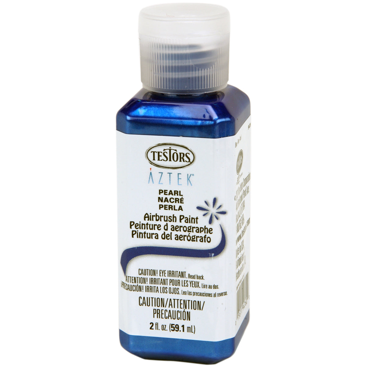 Aztek Airbrushable Pearl Acrylic Paint 2oz-Blue