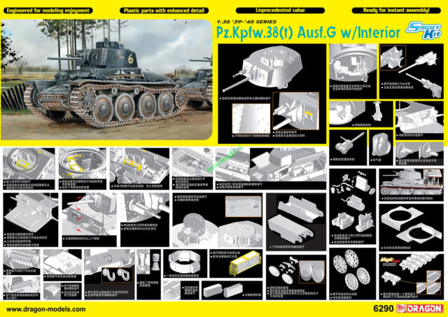 1/35 Pz.Kpfw.38(t) Ausf.G w/Interior