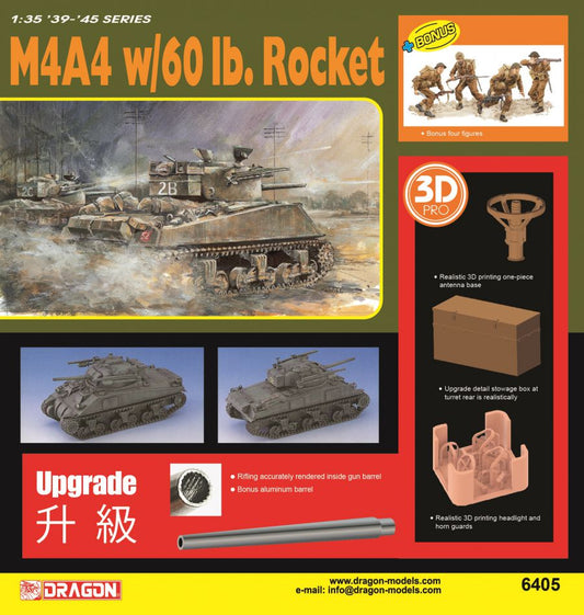6045  1/35 M4A4 Sherman with 60lb Rocket