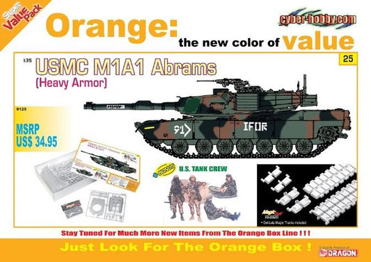 1/35 USMC M1A1 Abrams + US Tank Crew