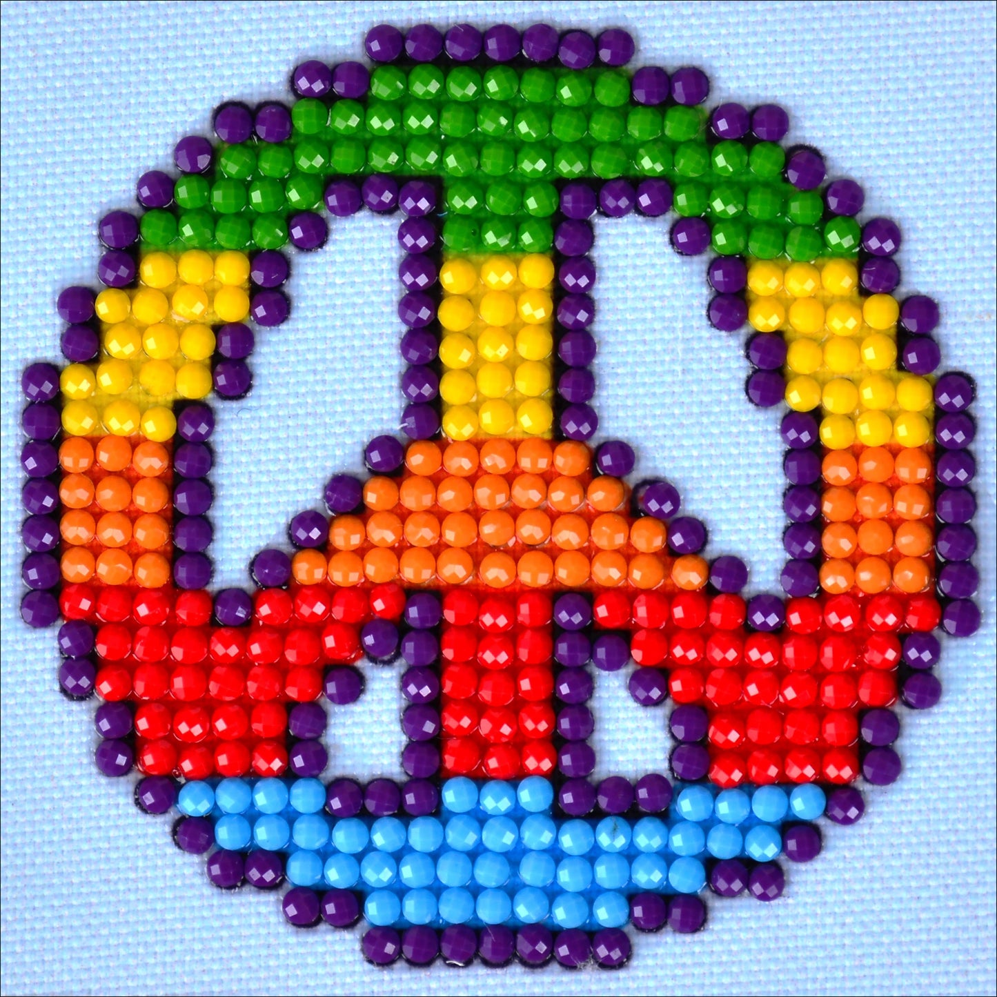 Diamond Dotz Diamond Embroidery Facet Art Kit 4.75"X4.75"-Peace Man
