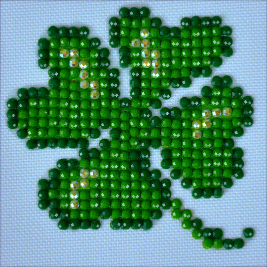 Diamond Dotz Diamond Embroidery Facet Art Kit 4.75"X4.75"-Lucky Leaves