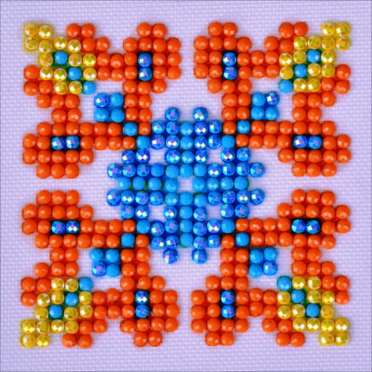 Diamond Dotz Diamond Embroidery Facet Art Kit 4.75"X4.75"-Autumn Mandala 2