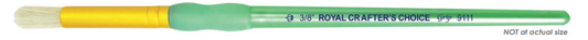 DISCONTINUED--White Bristle Standard Stencil Brush - 1/8