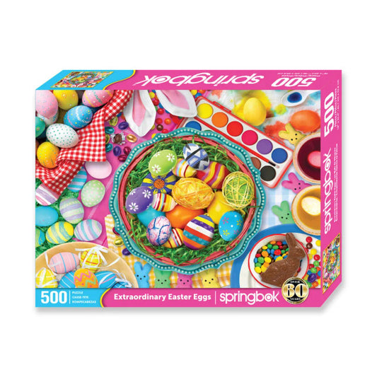 Extraordinary Easter Eggs 500 Piece Jigsaw Puzzle