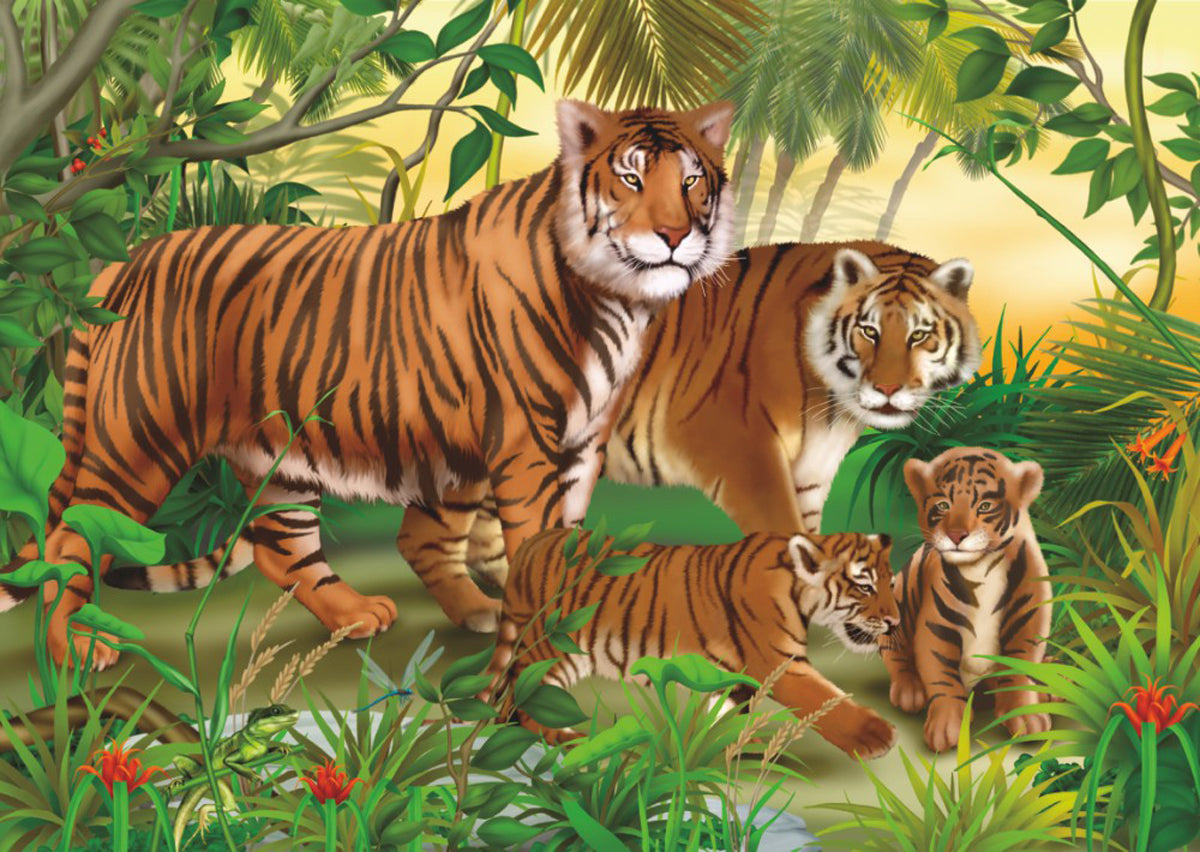 Tigers 240 pc Springbok (Kids)