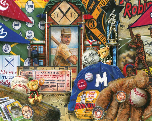 Vintage Baseball 1000 Piece Jigsaw Puzzle