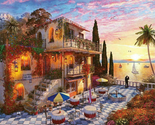 Mediterranean Romance 1000 Piece Jigsaw Puzzle