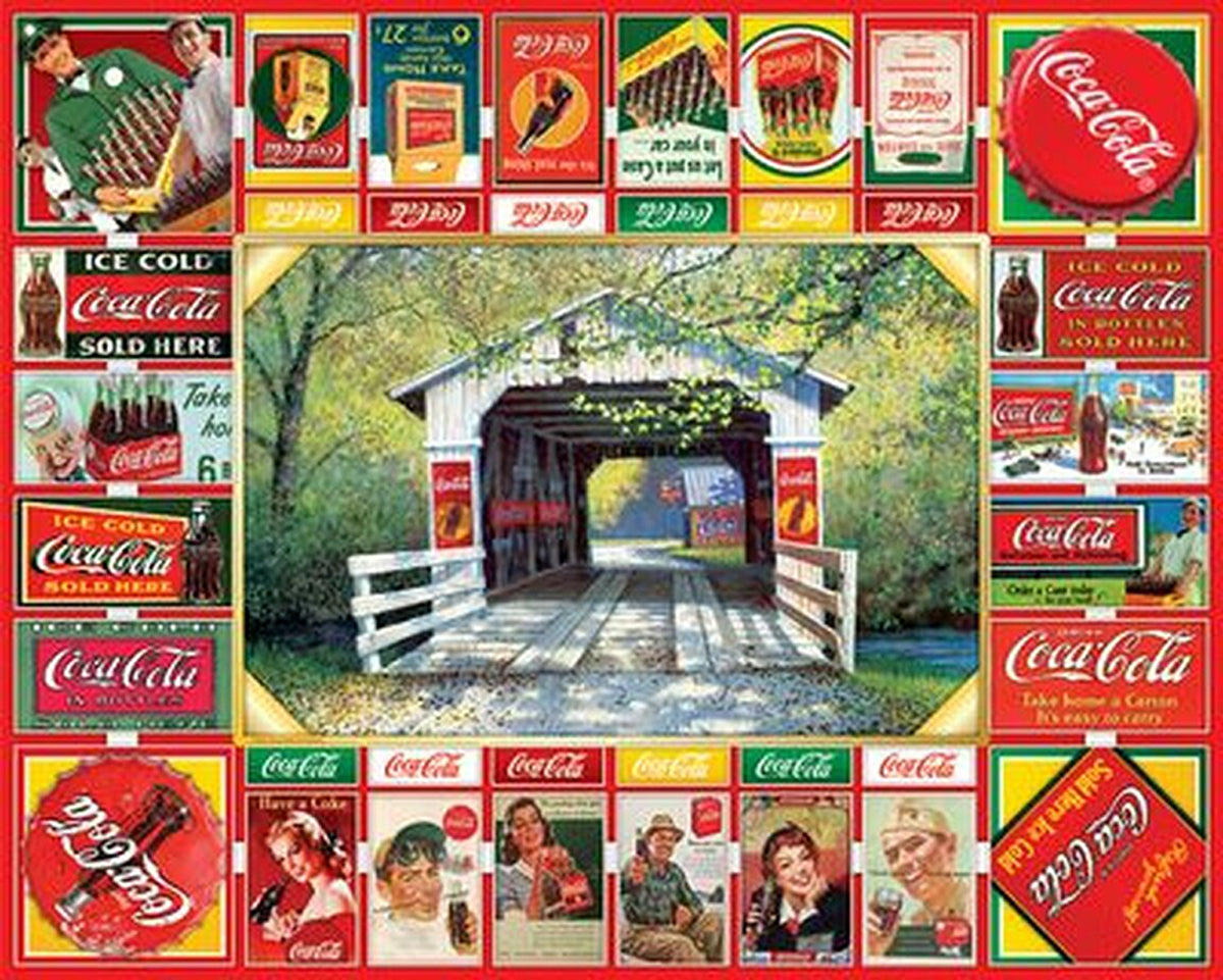 Coca-Cola "Gameboards" 1000 Piece Springbok