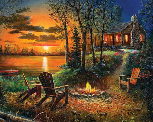 Summer Sunset 1000 Piece Jigsaw Puzzle