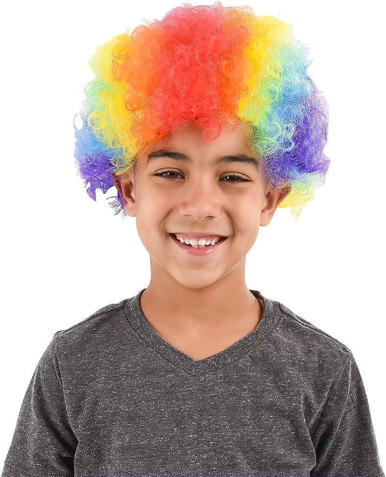 RAINBOW CLOWN WIG