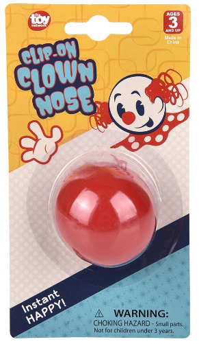 TS - CLIP-ON CLOWN NOSE