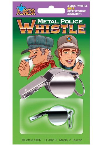 METAL POLICE WHISTLE