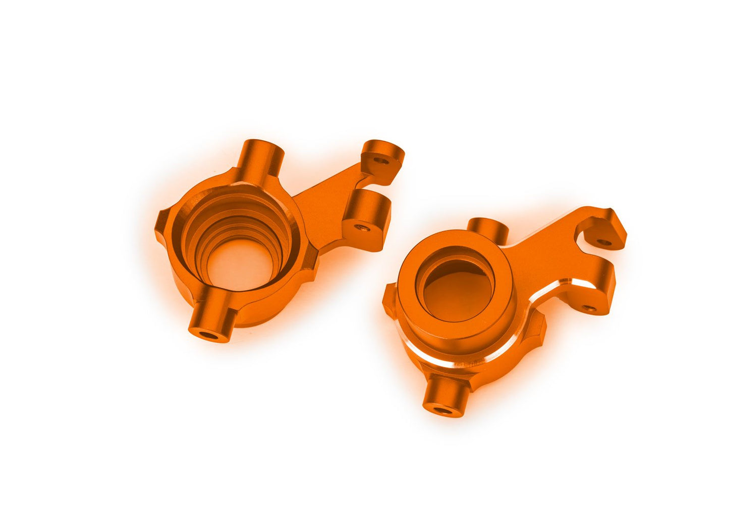 Orange Aluminum Steering Blocks (L&R)