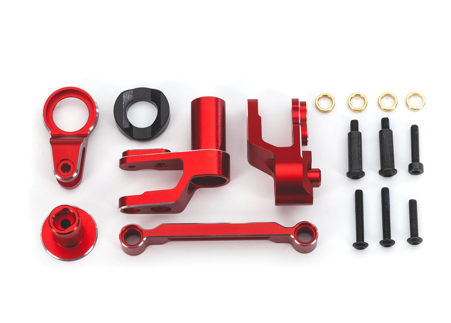 STEERING BELLCRANKS ALUM RED