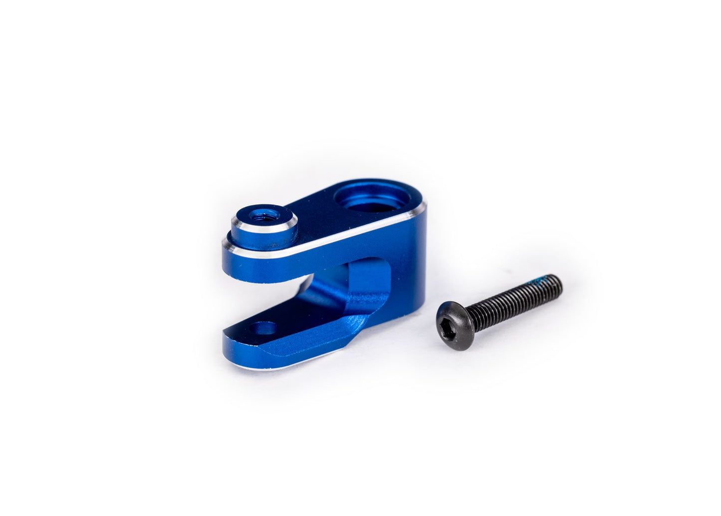 STEERING SERVO HORN ALUM BLUE