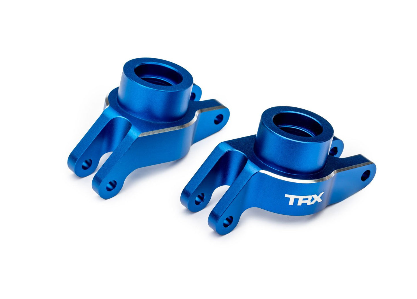Blue Aluminum Stub Axle Carriers (L&R)