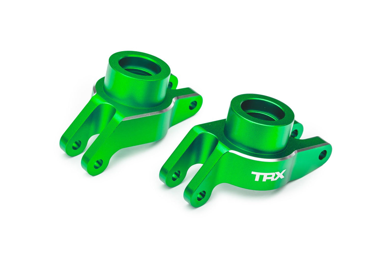 Green Aluminum Stub Axle Carriers (L&R)
