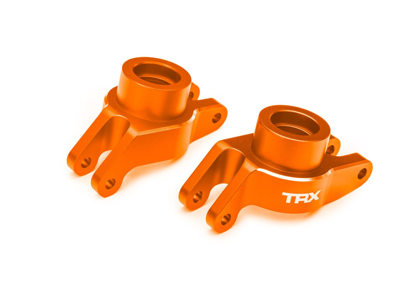 Orange Aluminum Stub Axle Carriers (L&R)