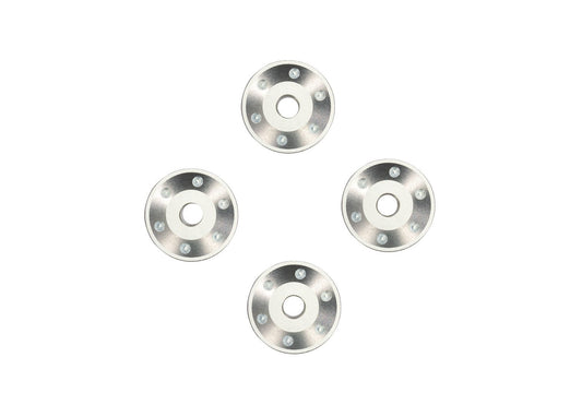 Silver Aluminum Wheel Washers (4)