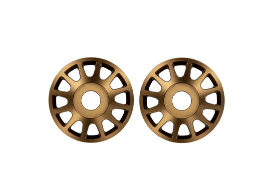 Pro Scale Bronze Aluminum Wheel Centers (2)