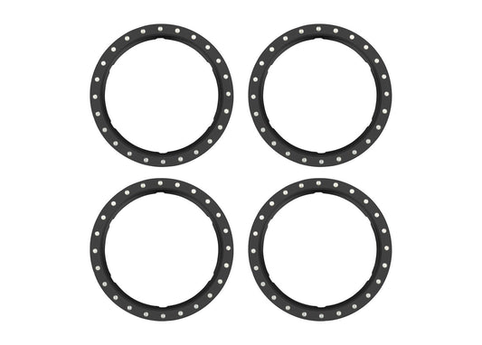 Pro Scale Black Aluminum Beadlock Rings (4)