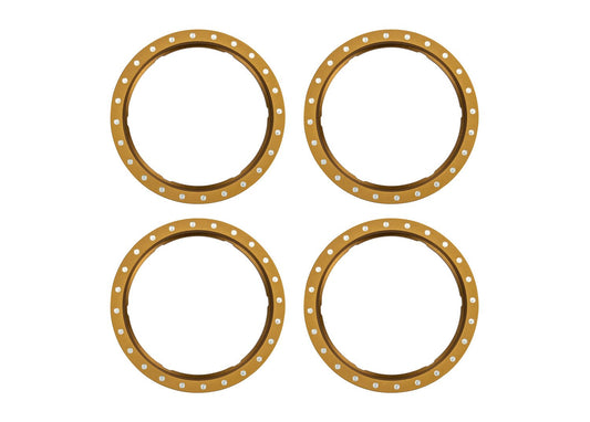 Pro Scale Bronze Aluminum Beadlock Rings (4)