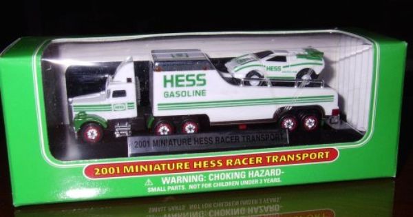2001 MINIATURE HESS RACER TRANSPORT